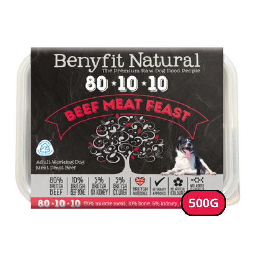 Benyfit Natural | 80.10.10 Beef Meat Feast 500g