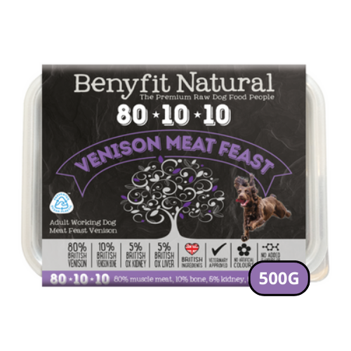 Benyfit Natural | 80.10.10 Venison Meat Feast 500g