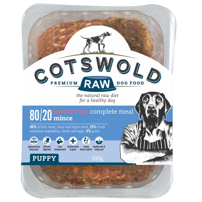 Cotswold | Puppy 80/20 Beef & Tripe Mince