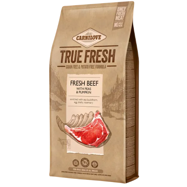 Carnilove True Fresh Beef Dog Food 60/40 4kg