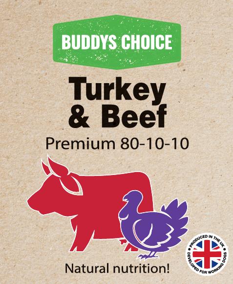 Buddys Choice | Purely Turkey & Beef Premium 80.10.10 454g