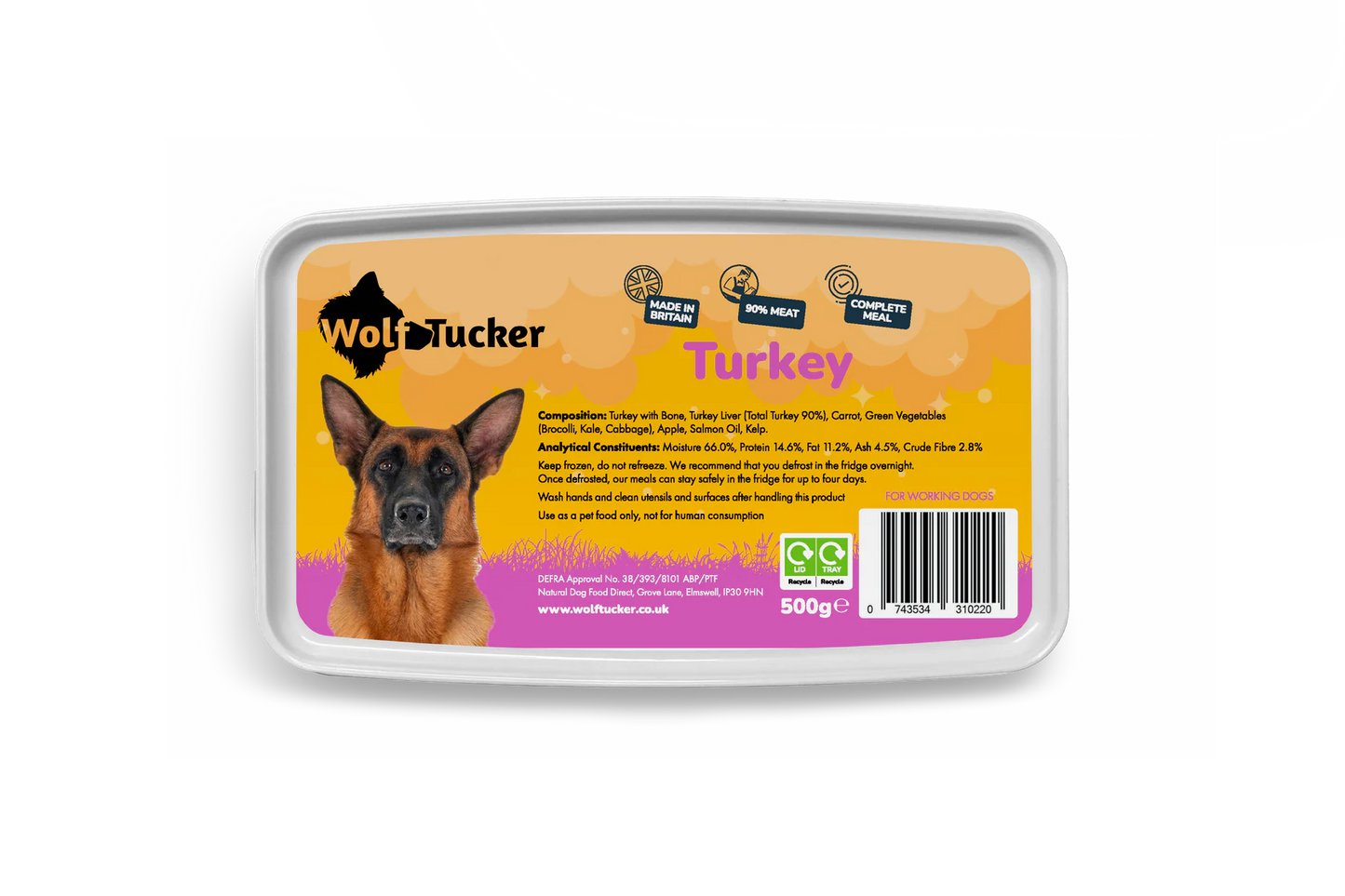 Wolf Tucker | Turkey 500g