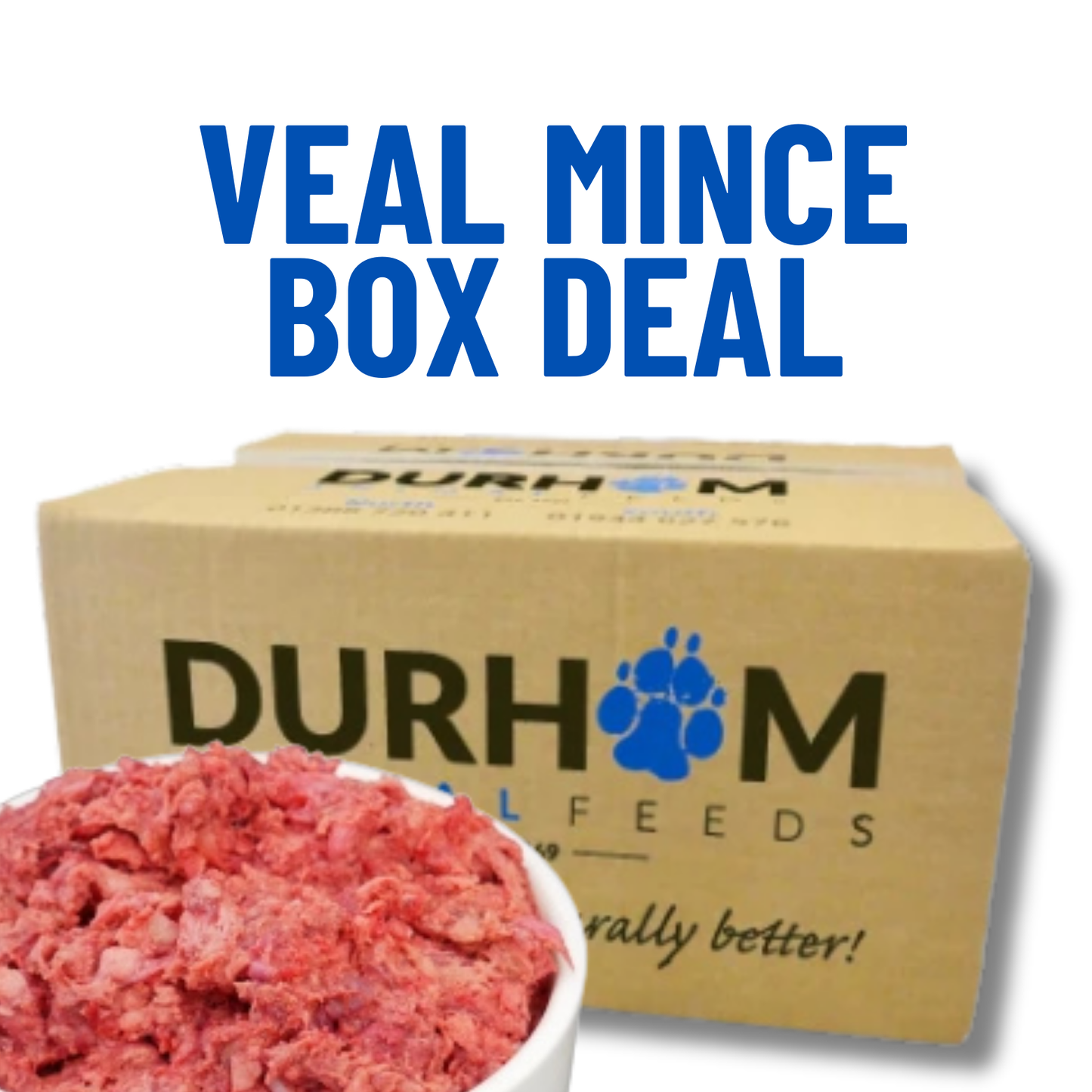 Durham | Veal Mince | Whole Box 14 x 454g