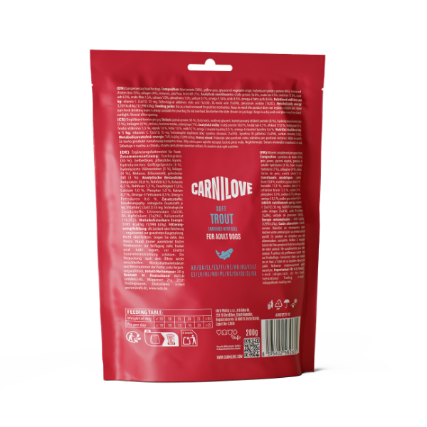 Carnilove | Trout with Dill soft treats for dogs