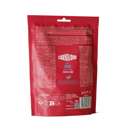 Carnilove | Trout with Dill soft treats for dogs