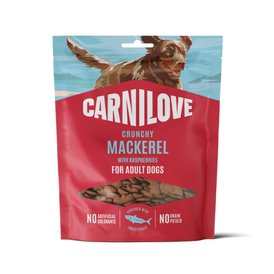 Carnilove | Mackerel with Raspberries Crunchy Dog Treats