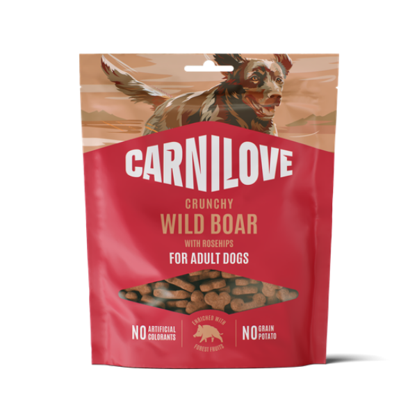 Carnilove | Wild Boar with Rosehips Crunchy Dog Treats