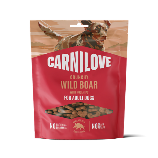 Carnilove | Wild Boar with Rosehips Crunchy Dog Treats