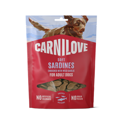 Carnilove | Sardine enriched with Wild Garlic soft treats for dogs