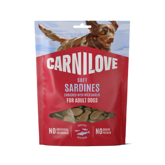 Carnilove | Sardine enriched with Wild Garlic soft treats for dogs
