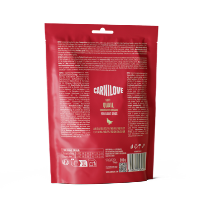 Carnilove | Quail Enriched With Oregano soft treats for dogs