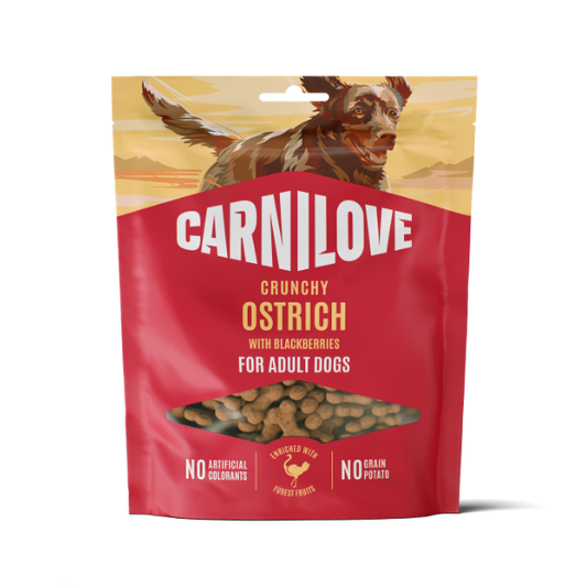 Carnilove | Ostrich with Blackberries Crunchy Dog Treats