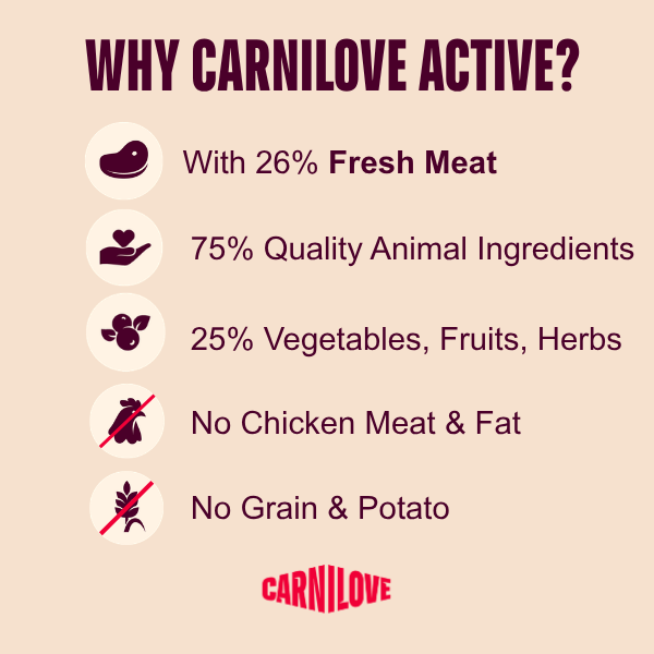 Carnilove | Active Dog Salmon & Turkey Small Breed