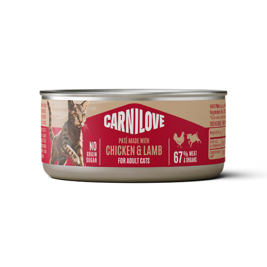 Carnilove | Chicken & Lamb Pate for Cats 100g