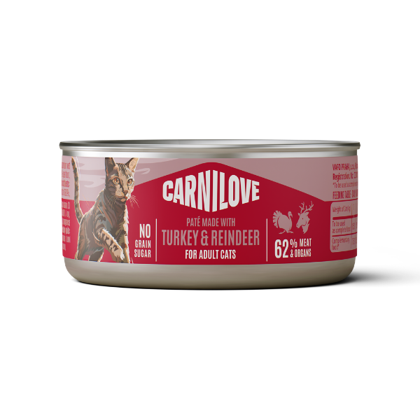 Carnilove | Turkey & Reindeer Pate for Cats 100g