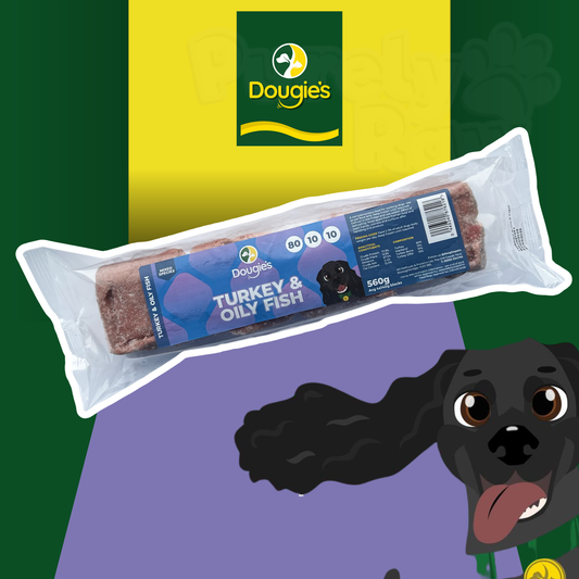 Dougie's | Turkey & Oily Fish Mince 80:10:10 560g