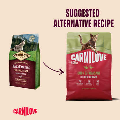 Carnilove | Active Cat Duck & Pheasant
