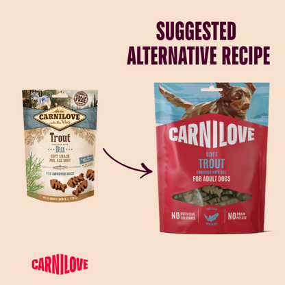 Carnilove | Trout with Dill soft treats for dogs