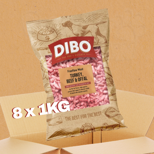 DIBO | Box Deal Turkey Beef & Offal 8 x 1kg