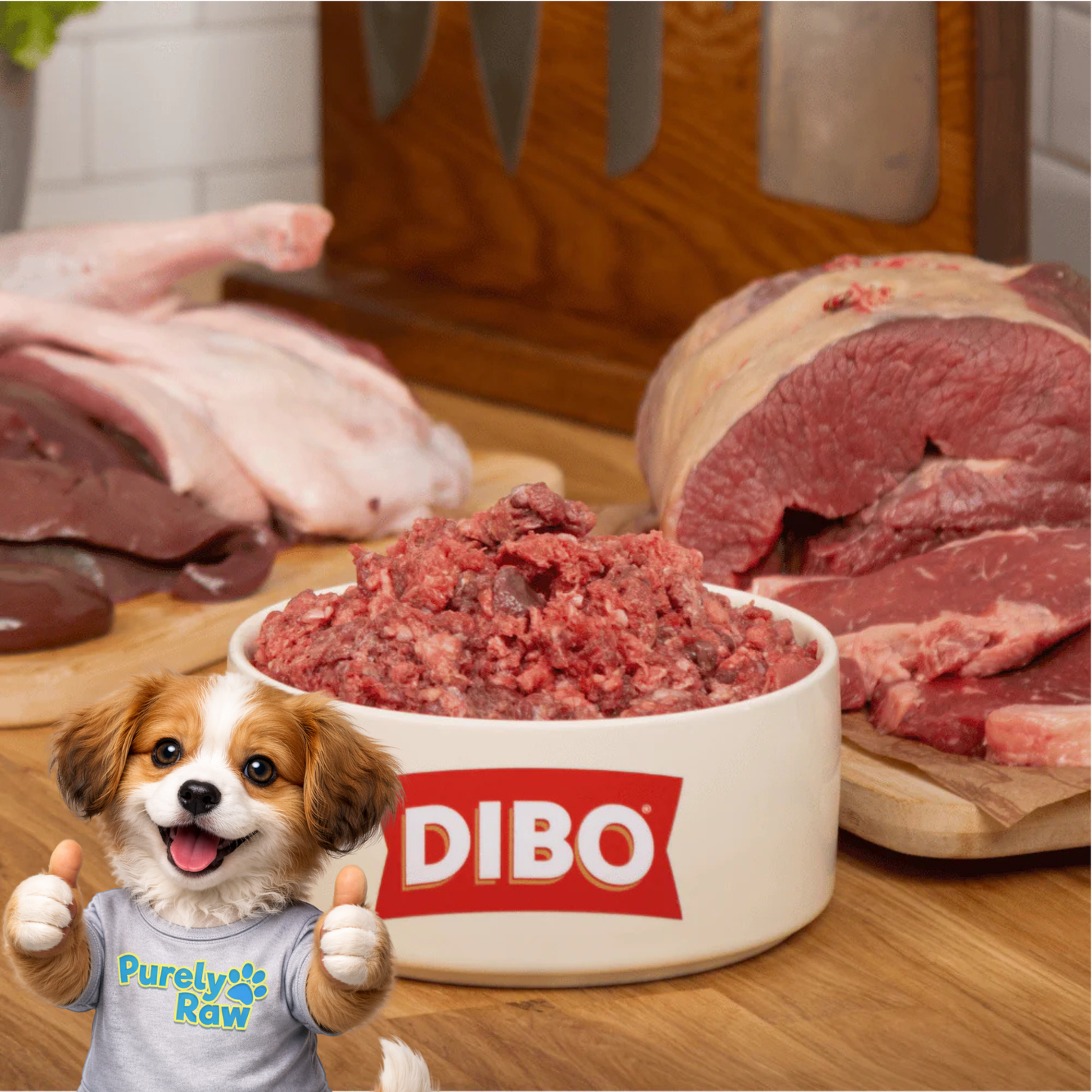 DIBO Finest | Puppy Ox Mince With Duck 80:10:10
