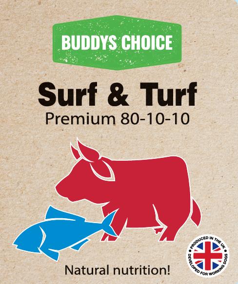 Buddys Choice | Purely Surf & Turf Premium 80.10.10 454g