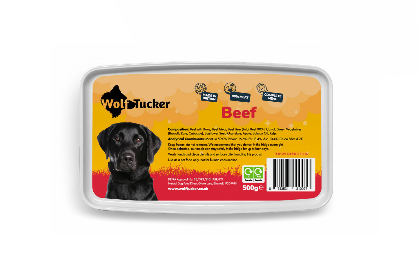 Wolf Tucker | Beef Meal 500g
