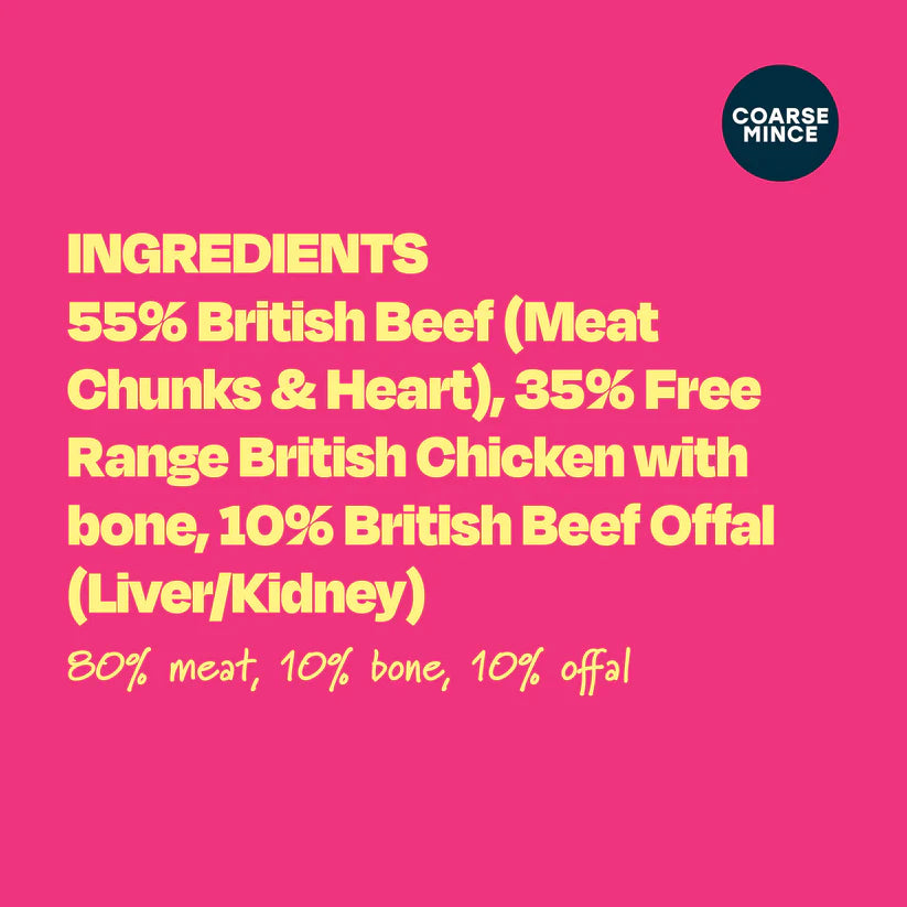 Naturaw | Beef & Organic Chicken 500g