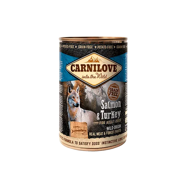 Carnilove Dog | Wet Can Salmon & Turkey 400g