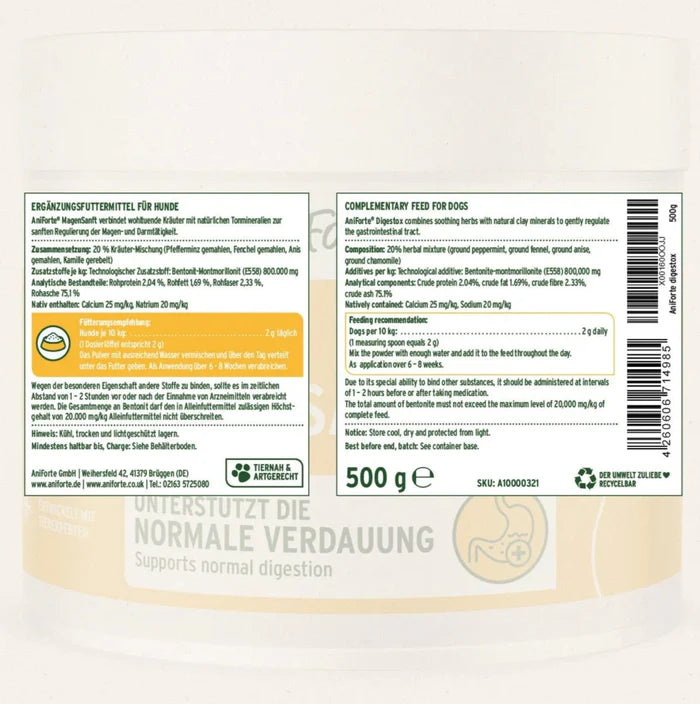 Aniforte | Digestox 500g - Supports Body Detoxification