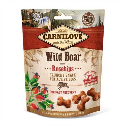 Carnilove Dog | Crunch Snack Wild Boar & Rosehips 200g