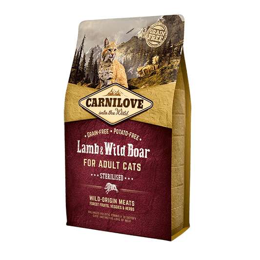 Carnilove Cat | Dry Food Lamb & Wild Boar 70/30